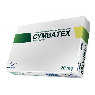 CYMBATEX 20 MG ( DULOXETINE ) 30 CAPSULES 